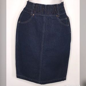 Vintage Jean Paul Gaultier Women’s Denim Skirt